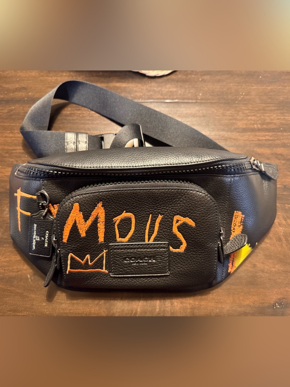 Coach X Jean-Michel Basquiat Track Belt Bag- limited edition